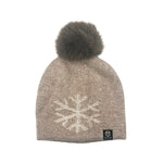 Tuque à flocon de neige Furlux C244, taupe