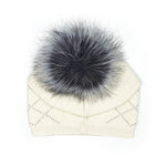 Tuque à losanges Furlux C8135, blanc