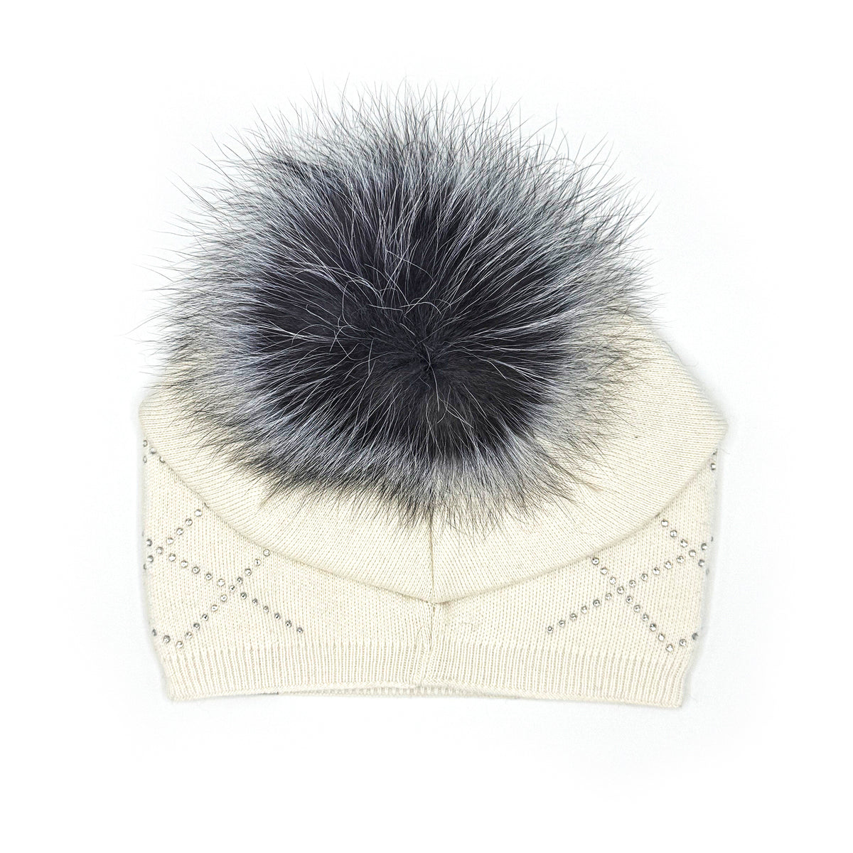 Tuque à losanges Furlux C8135, blanc