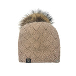 Tuque à motif de losanges Furlux C008, taupe