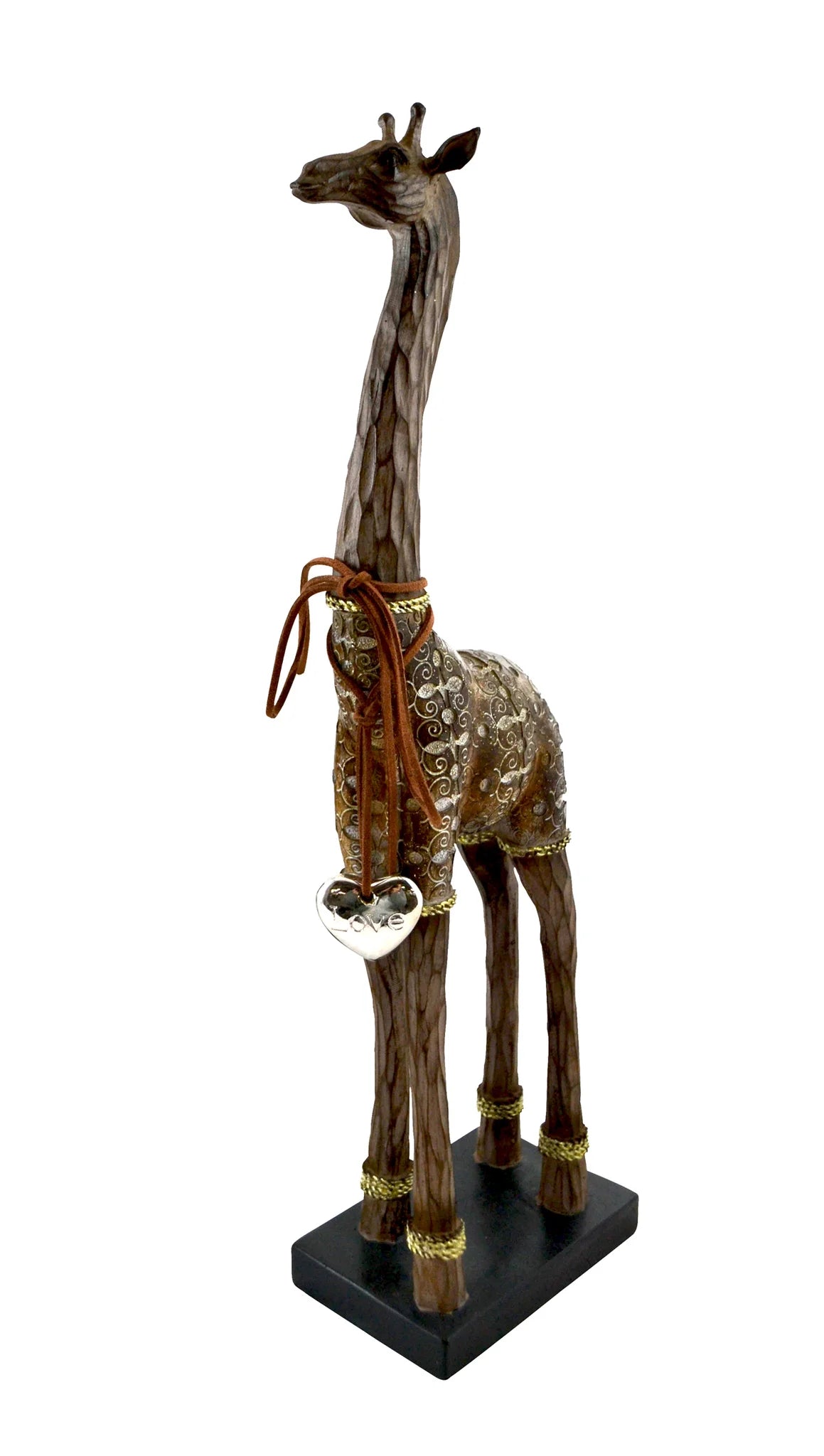 Girafe décorative en résine – 41,3 cm
