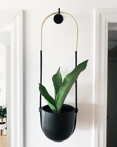 Jardinière suspendue Bolo Umbra – Noir – présentation du produit