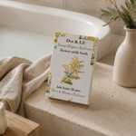 Lait de bain en sachet – Fleur de mimosa & nectarine – 75 g de Dot & Lil