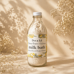 Lait de bain – Fleur de mimosa & nectarine – 330 g de Dot & Lil – présentation du produit