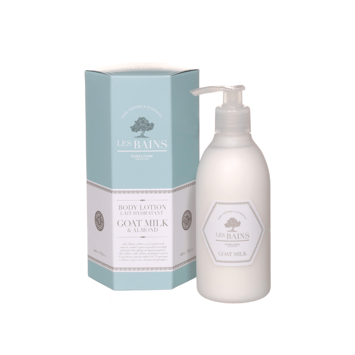 Lait hydratant Les Bains – Lait de chèvre et amande – 250 ml