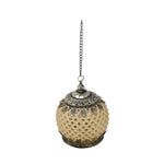 Lanterne Rayong beige DEL avec minuterie
