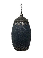 Lanterne Surin bleue DEL avec minuterie
