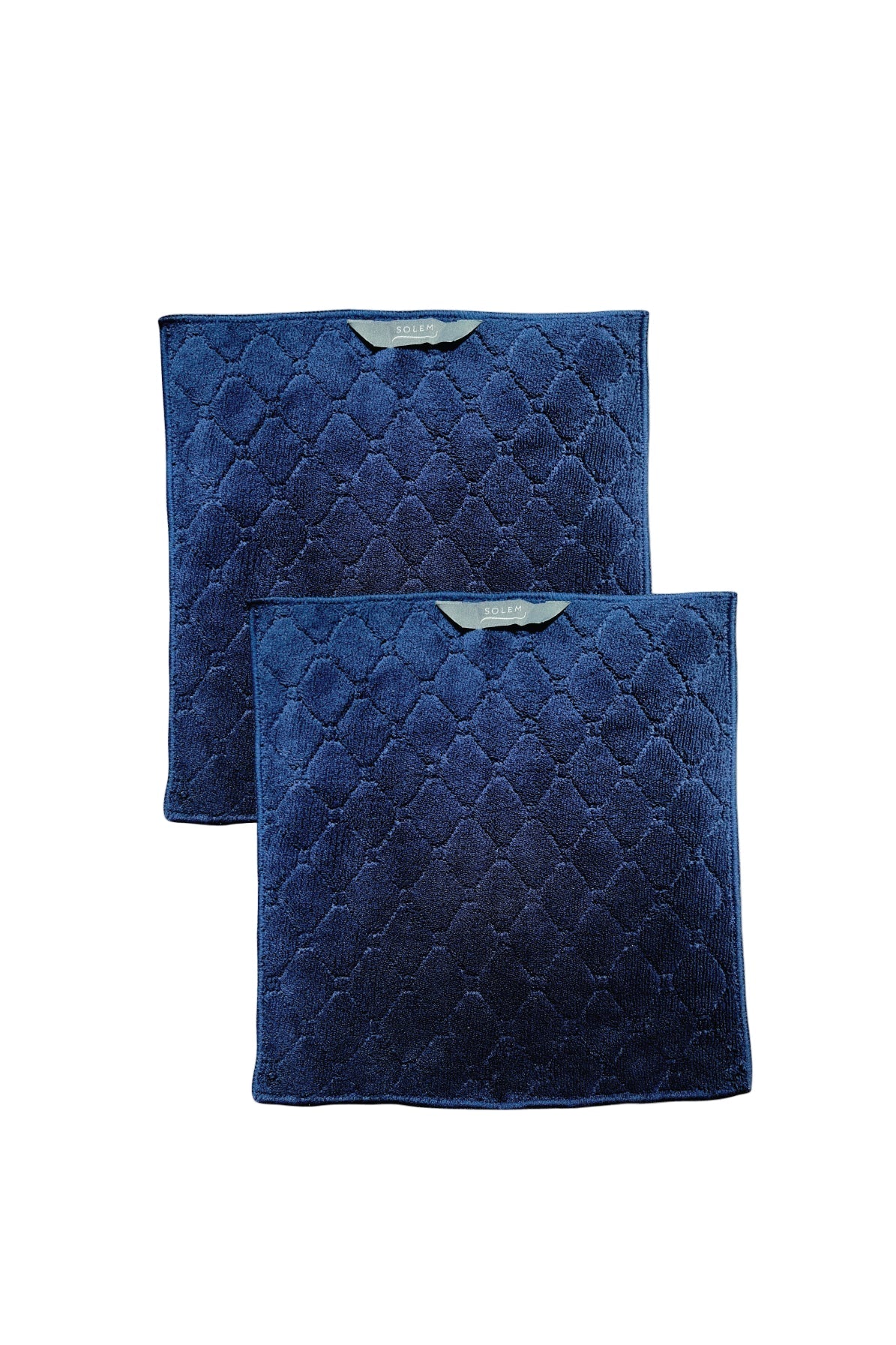 Linges de cuisine Solem Les Essentiels – Marine, deux linges marine