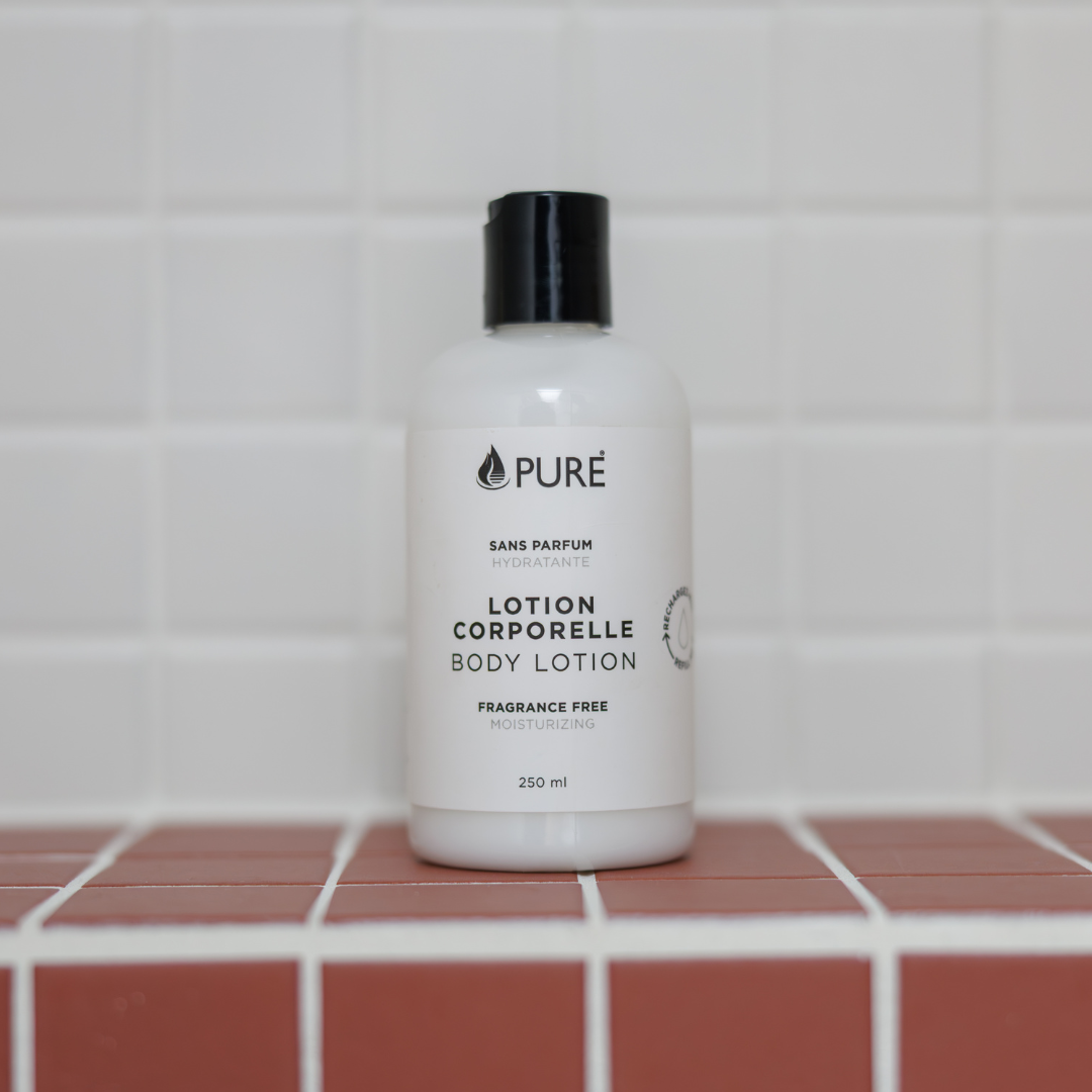 Lotion corporelle Pure sans parfum 250 ml — présentation du produit.