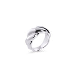 Bague Sevigne Mia, fini argenté, vue du bijou sur fond blanc