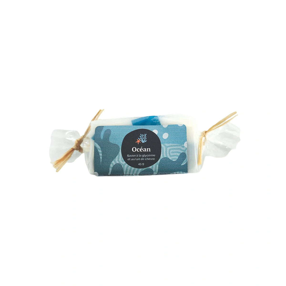 Mini savon au lait de chèvre – Océan Histoire de bulles, présentation du produit