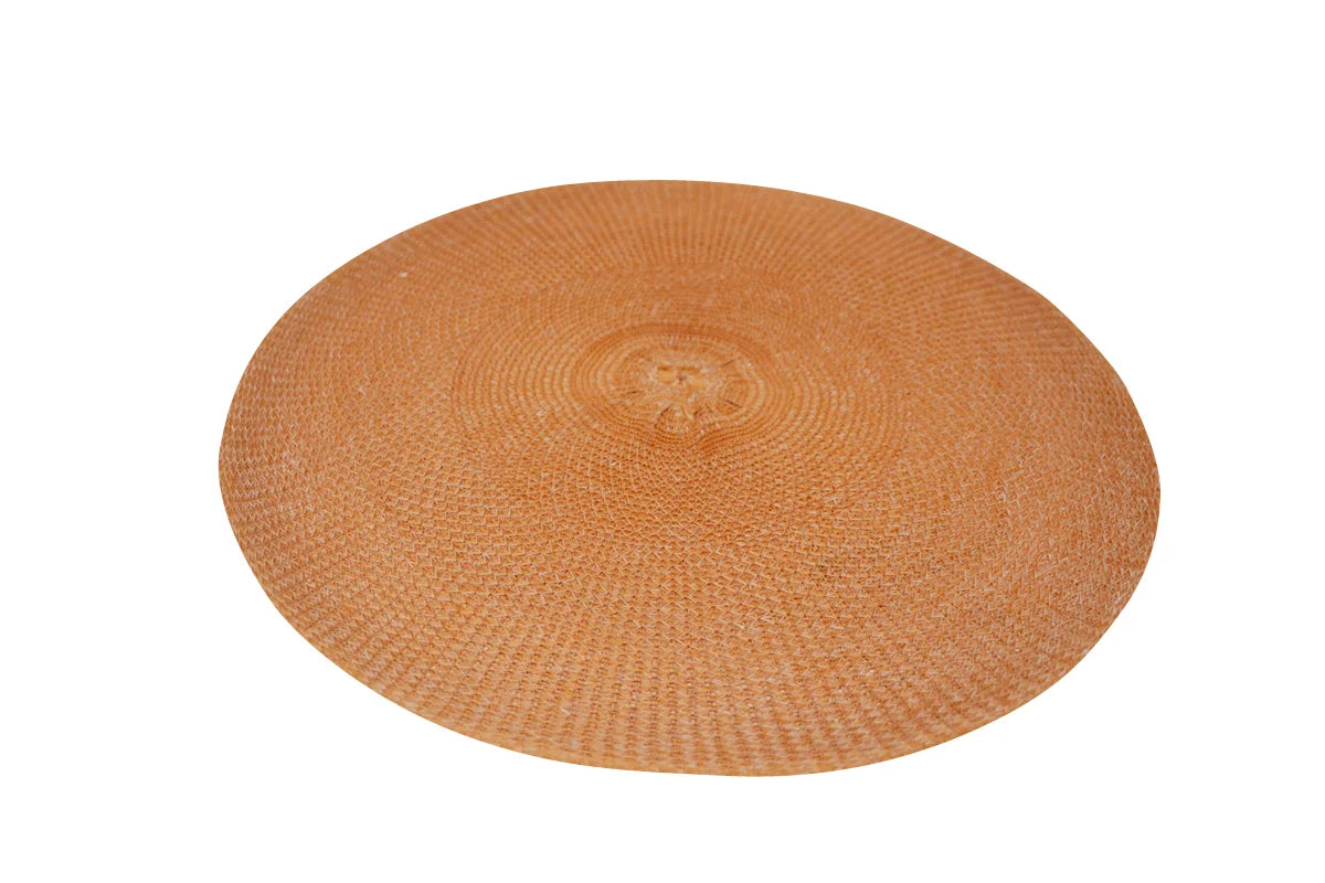 Napperon rond caramel