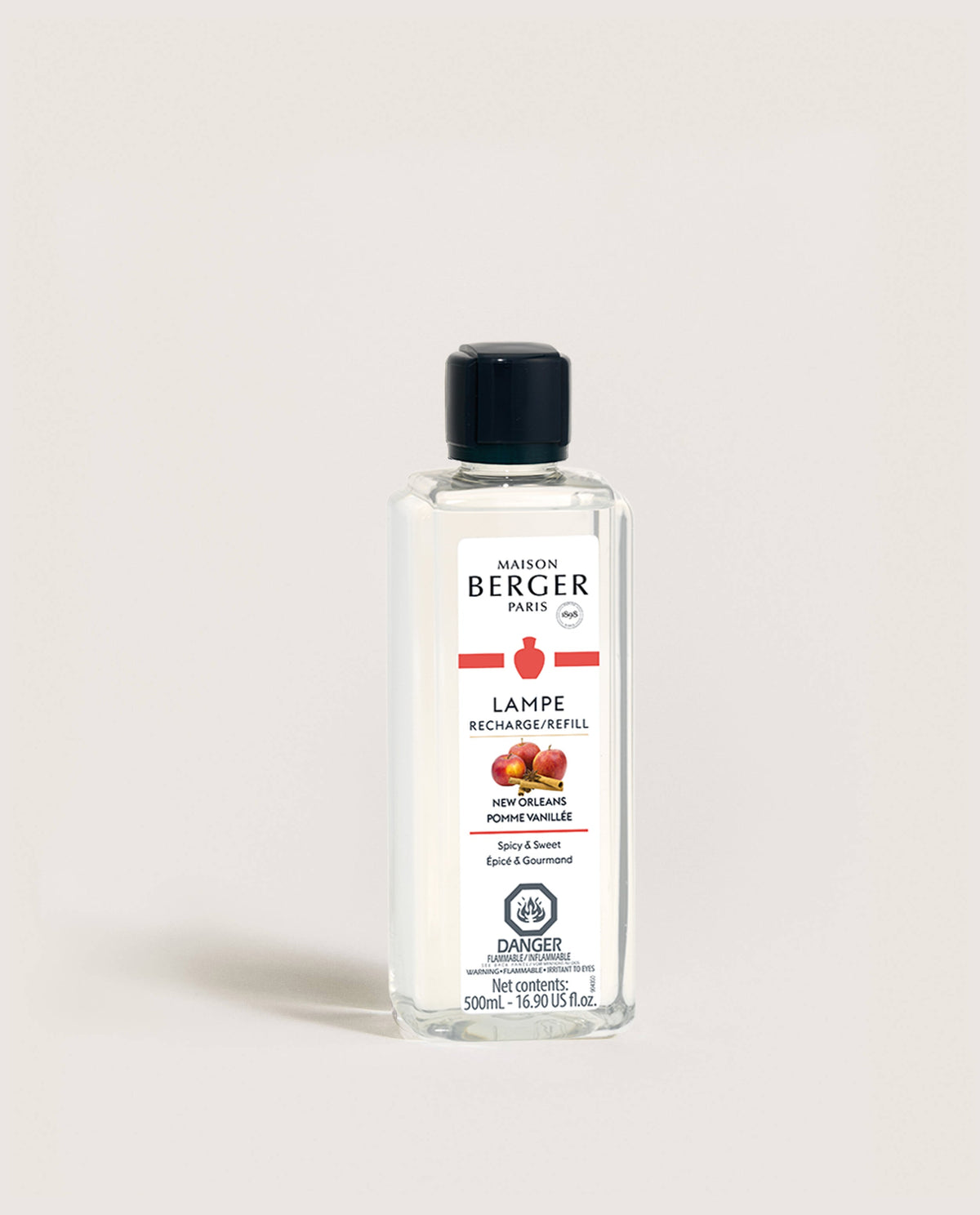 Recharge pour lampe Berger – Pomme vanillée – 500 ml – Maison Berger