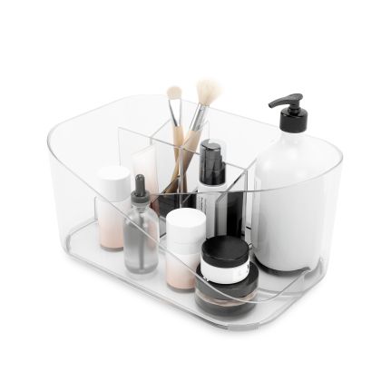 Organiseur à cosmétiques Glam Umbra – Transparent – présentation du produit