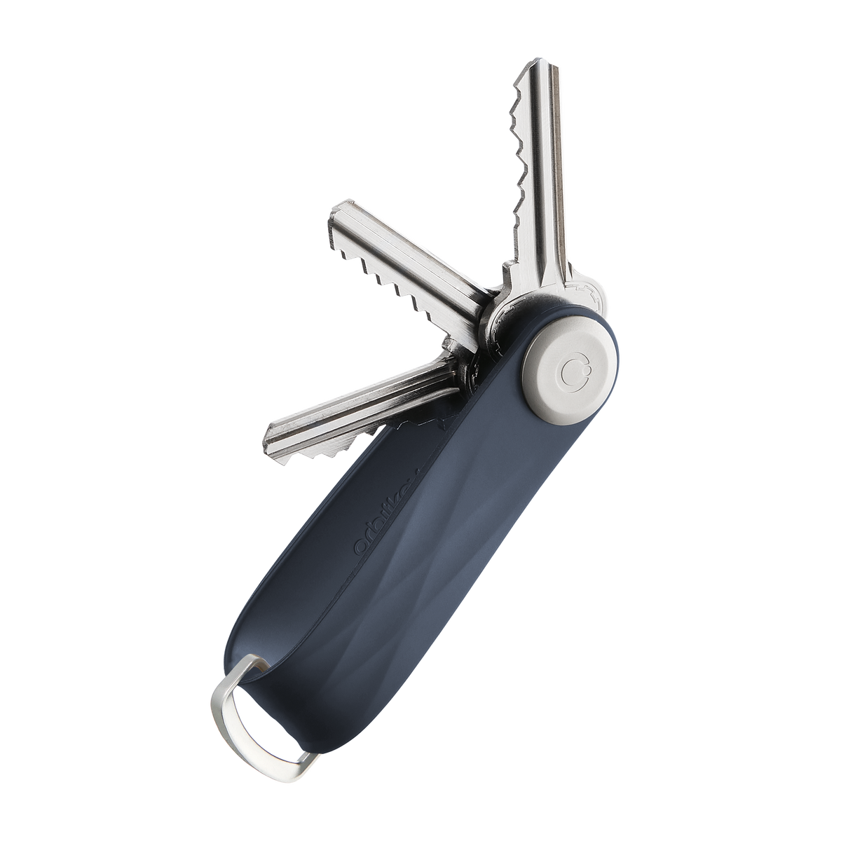 Organiseur de clés Active Orbitkey — bleu nuit — clés déployées