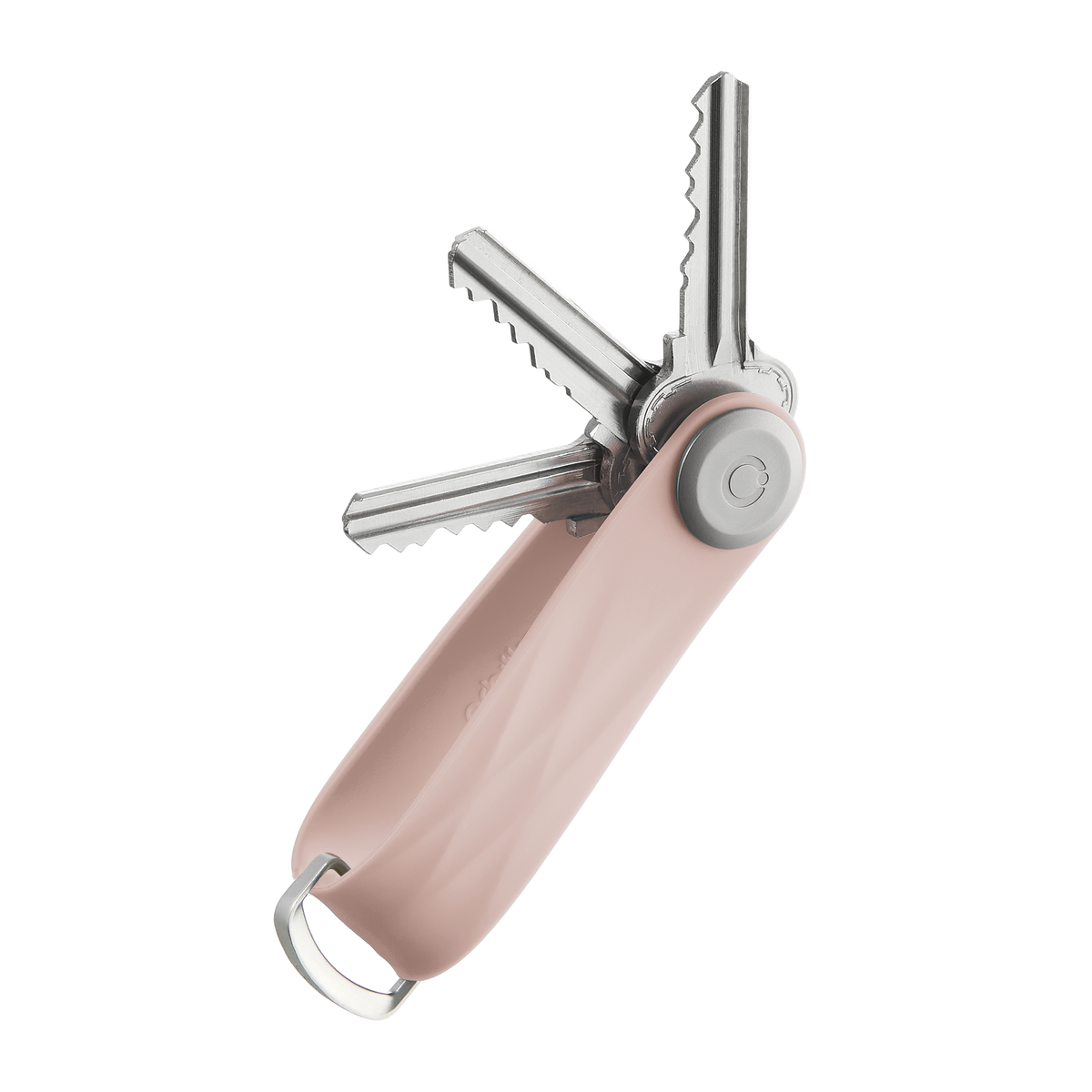 Organiseur de clés Active Orbitkey — rose poudré — clés déployées