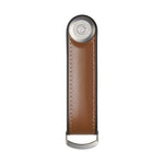 Organiseur de clés en cuir hybride Orbitkey — brun — vue de face