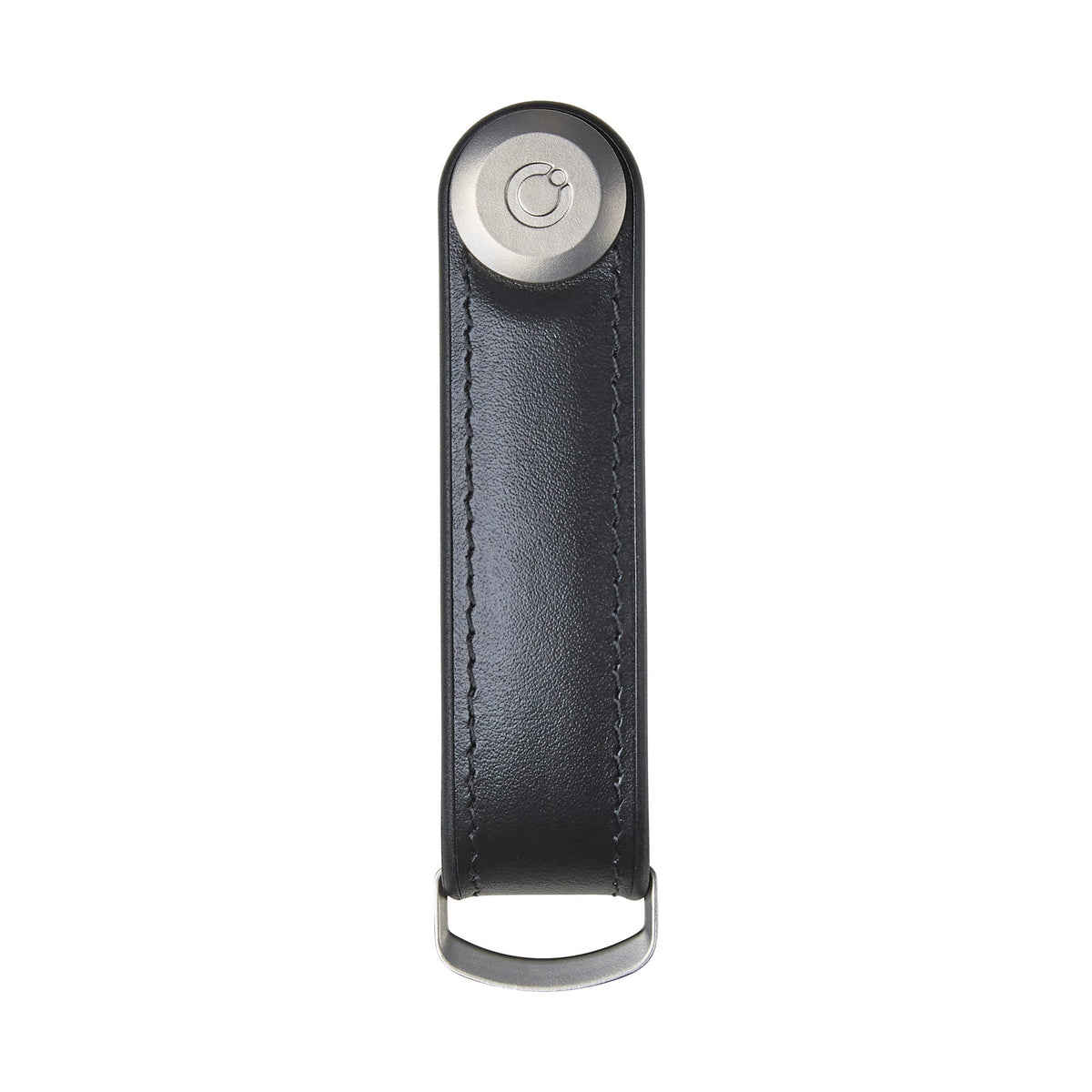 Organiseur de clés en cuir hybride Orbitkey — noir — vue de face