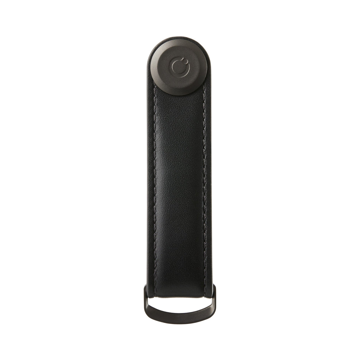 Organiseur de clés en cuir Orbitkey — noir — vue de face