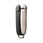 Organiseur de clés en cuir Orbitkey — noir — vue du profil