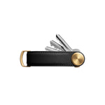 Organiseur de clés Pro en cuir Saffiano Orbitkey — noir — vue du produit