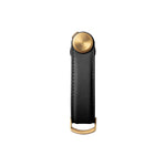 Organiseur de clés Pro en cuir Saffiano Orbitkey — noir — vue du produit