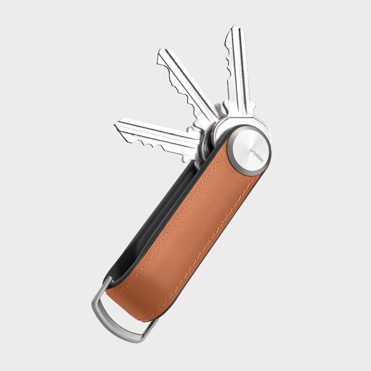 Organiseur de clés Tracker en cuir Orbitkey — fauve — vue du produit