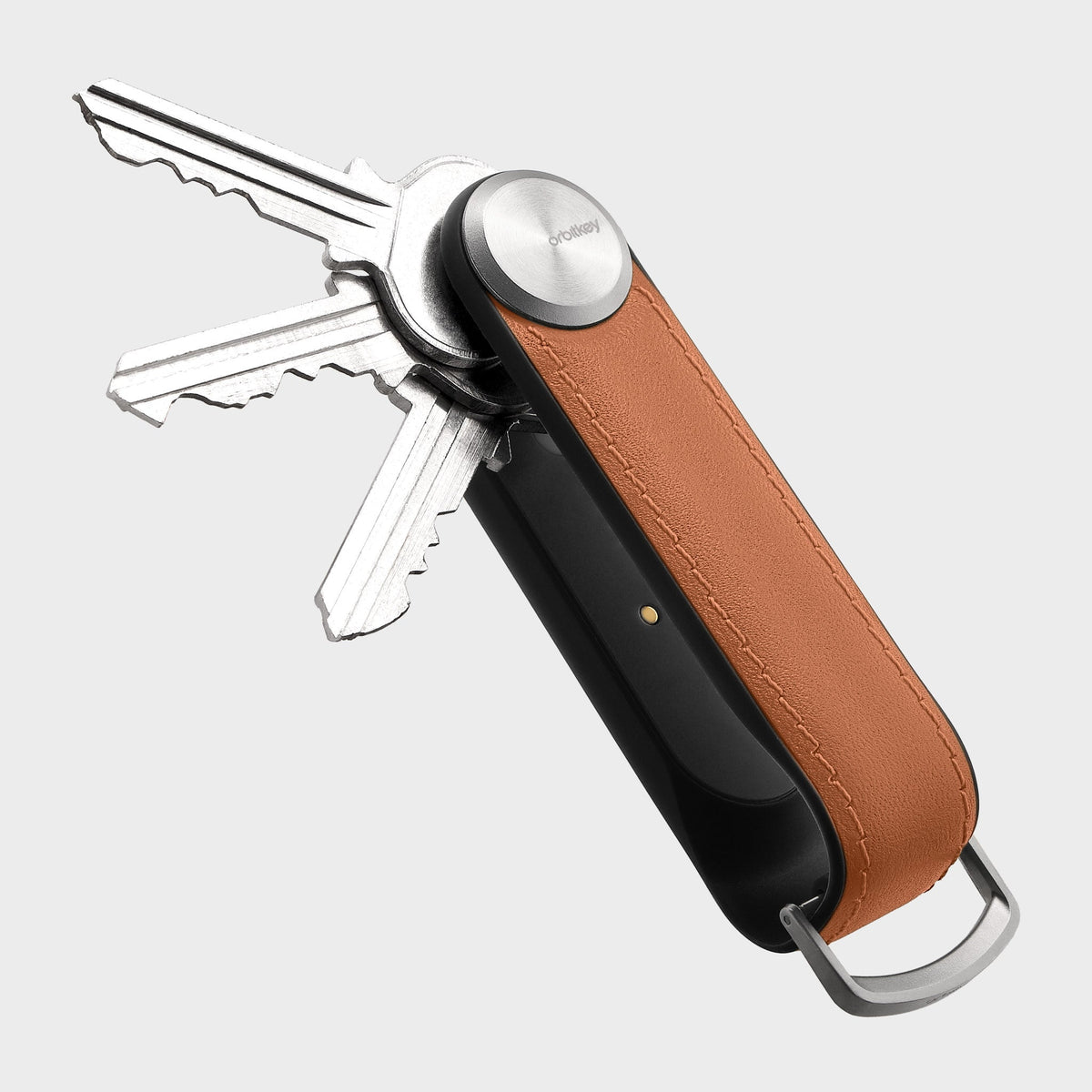 Organiseur de clés Tracker en cuir Orbitkey — fauve — vue du produit