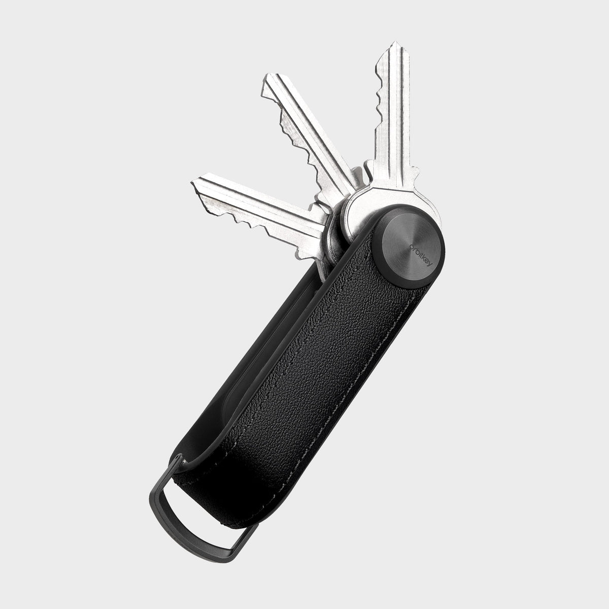 Organiseur de clés Tracker en cuir Orbitkey — noir — vue du produit