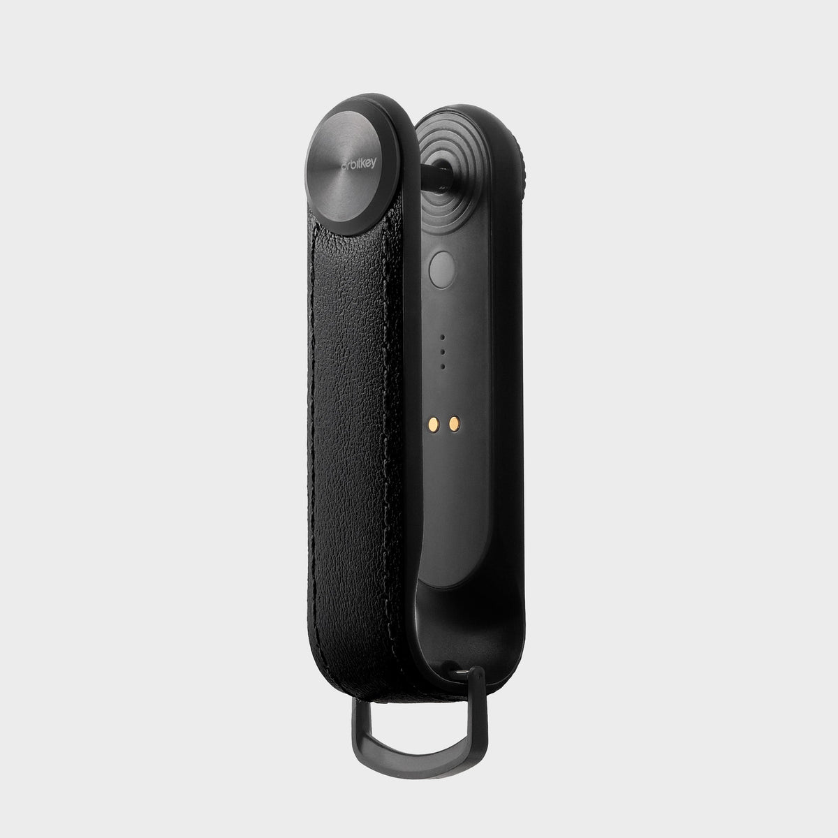 Organiseur de clés Tracker en cuir Orbitkey — noir — vue du produit