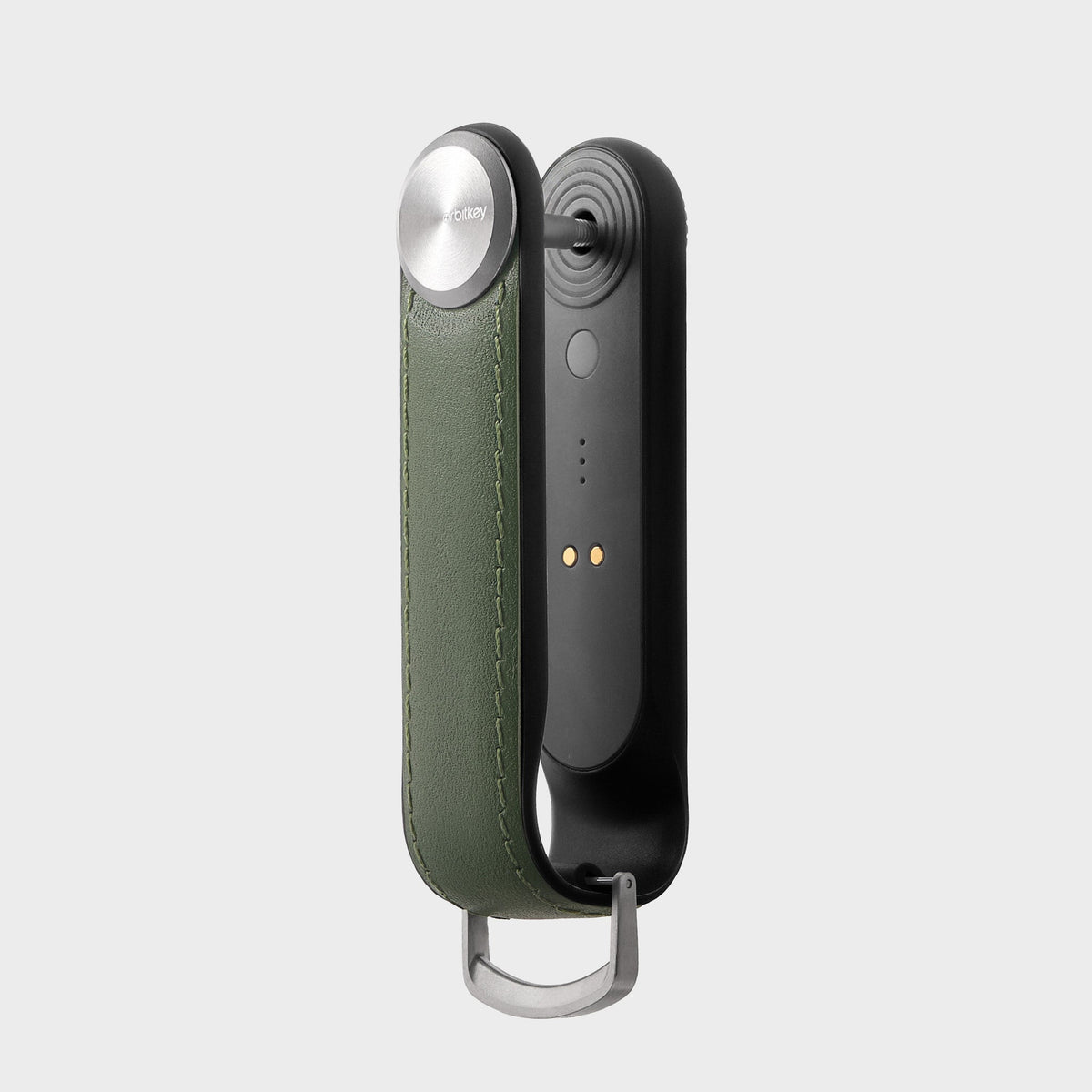 Organiseur de clés Tracker en cuir Orbitkey — vert forêt — vue du produit
