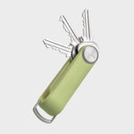 Organiseur de clés Tracker sans cuir Orbitkey — jaune citron — vue du produit