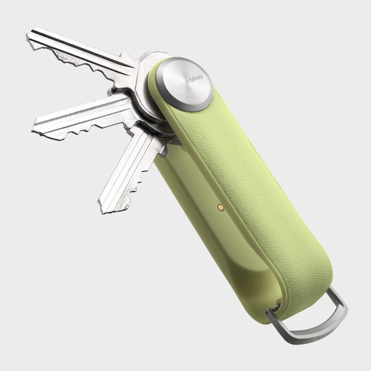 Organiseur de clés Tracker sans cuir Orbitkey — jaune citron — vue du produit