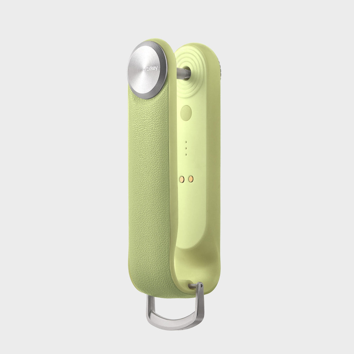 Organiseur de clés Tracker sans cuir Orbitkey — jaune citron — vue du produit