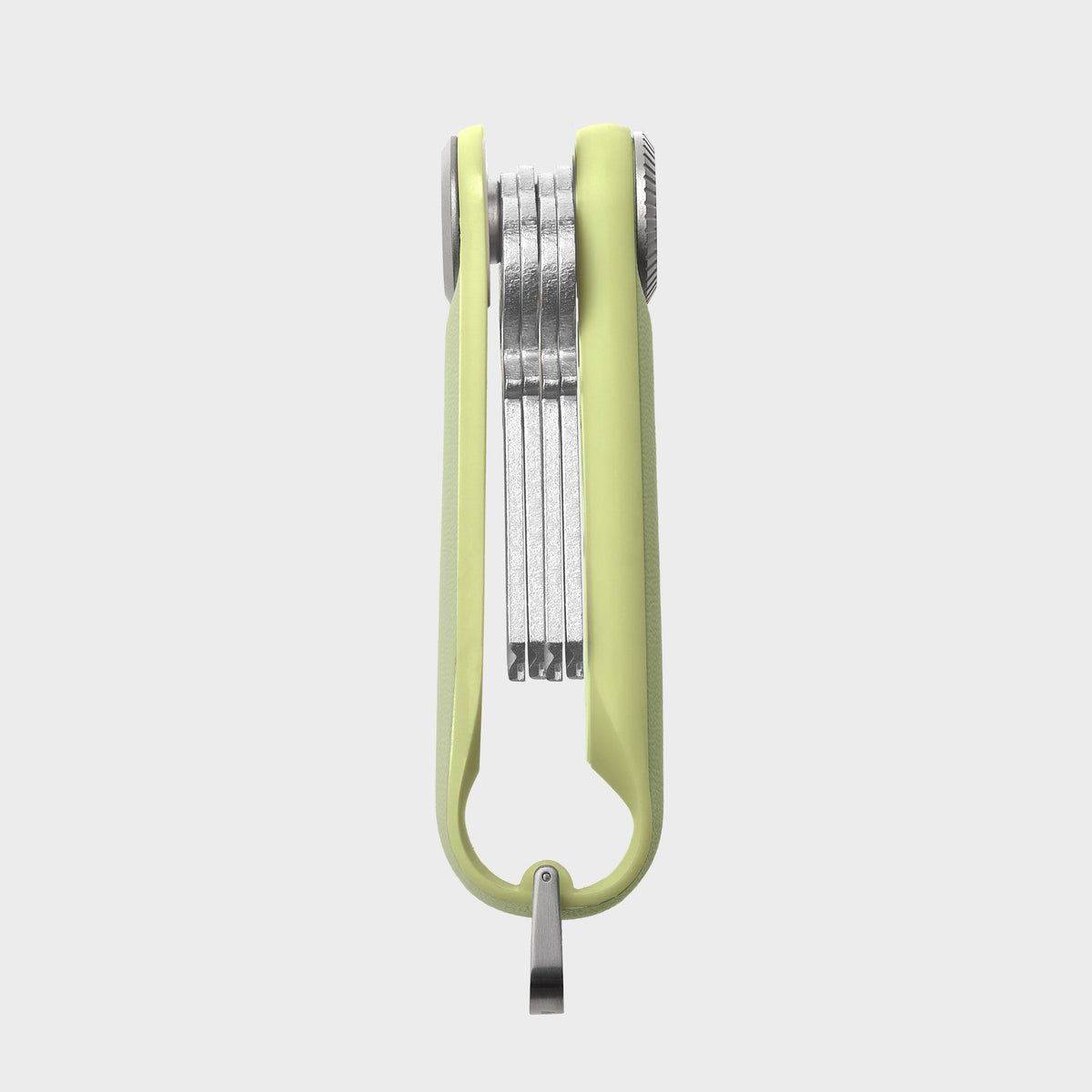 Organiseur de clés Tracker sans cuir Orbitkey — jaune citron — vue du produit