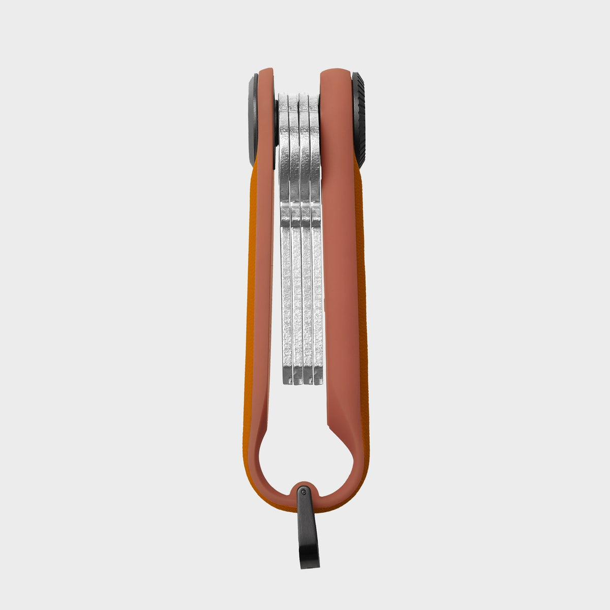 Organiseur de clés Tracker sans cuir Orbitkey — orange — vue du produit