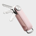 Organiseur de clés Tracker sans cuir Orbitkey — rose poudré — vue du produit