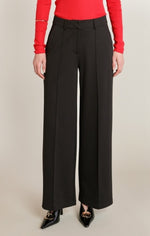 Pantalon habillé extensible Dex, coloris noir, vêtement porté