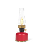 Petite lampe lanterne DEL rouge à cheminée Abbott