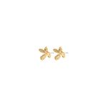 Boucles d'oreilles AGLAIA fleurs – finition plaquée or de Pilgrim