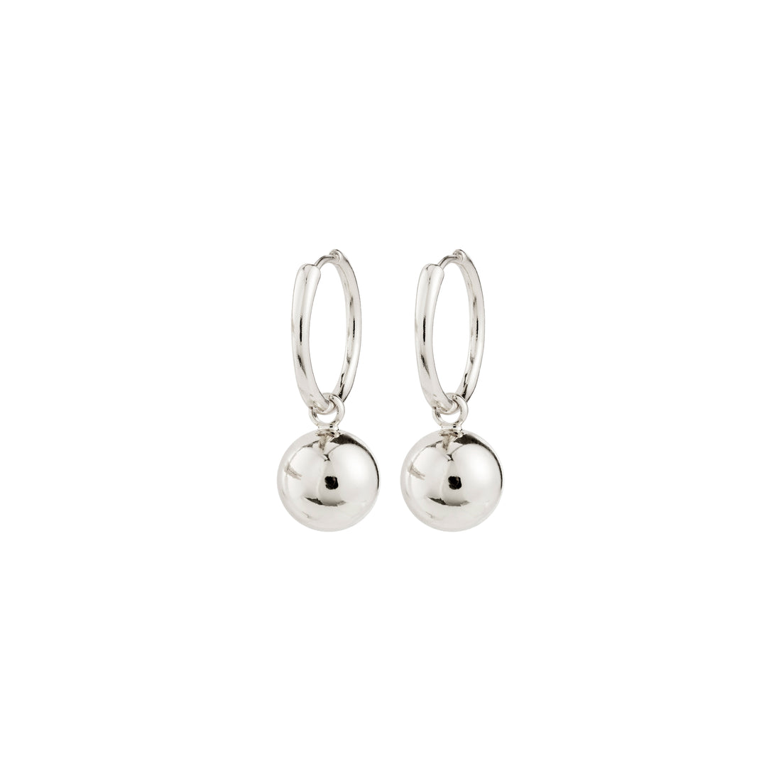 Air anneaux pendentif – finition plaquée argent de Pilgrim