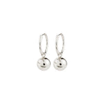 Air anneaux pendentif – finition plaquée argent de Pilgrim