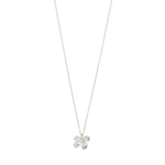 Ajani collier pendentif fleur – finition plaquée argent de Pilgrim