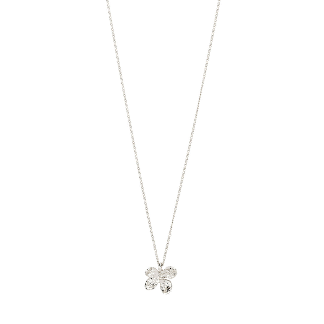 Ajani collier pendentif fleur – finition plaquée argent de Pilgrim