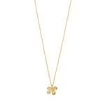 Ajani collier pendentif fleur – finition plaquée or de Pilgrim