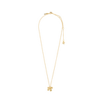 Ajani collier pendentif fleur – finition plaquée or de Pilgrim, vue 2