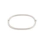 Bracelet ALAIA fin – finition plaquée argent de Pilgrim