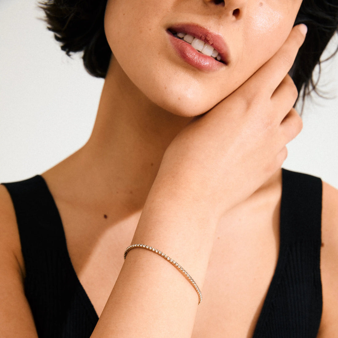 Bracelet ARASH cristaux – finition plaquée or de Pilgrim, vue 2