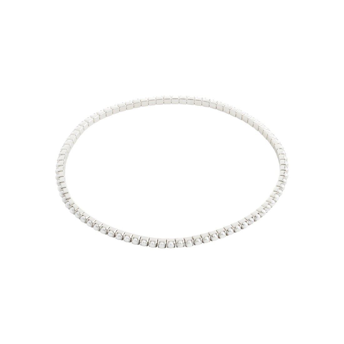 Bracelet ARASH avec perles de verre – finition plaquée argent de Pilgrim