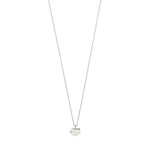 Arin collier pendentif cœur – finition plaquée argent de Pilgrim